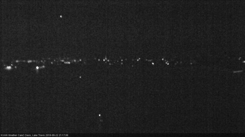 Lake Travis webcam, August 22, 2018 8:20 PM CT