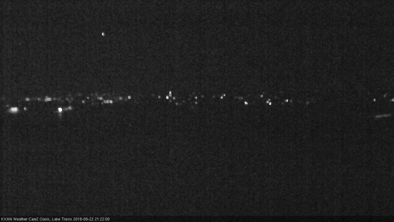 Lake Travis webcam, August 22, 2018 8:25 PM CT