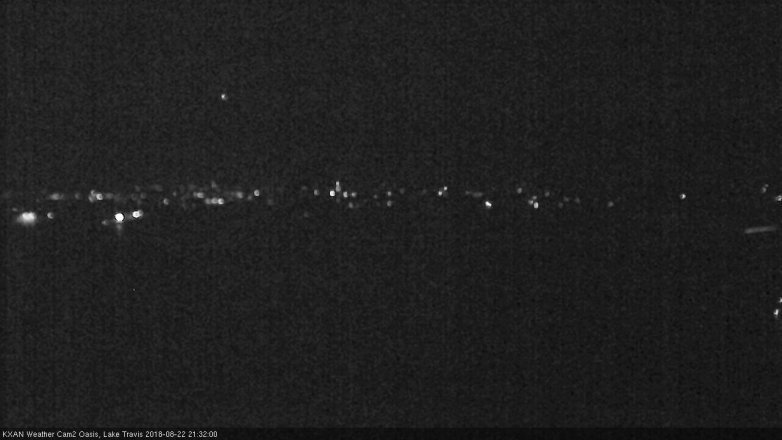 Lake Travis webcam, August 22, 2018 8:35 PM CT