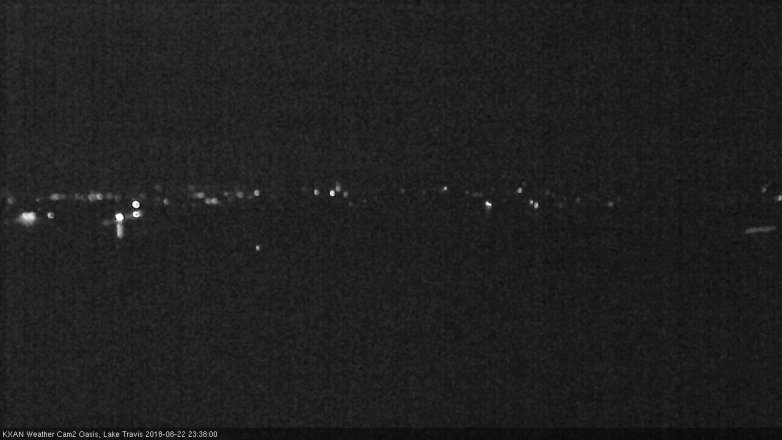 Lake Travis webcam, August 22, 2018 10:40 PM CT
