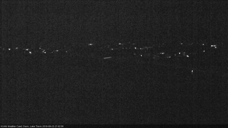 Lake Travis webcam, August 23, 2018 8:05 PM CT