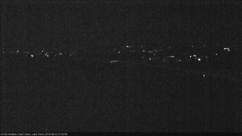 Lake Travis webcam, August 23, 2018 8:55 PM CT