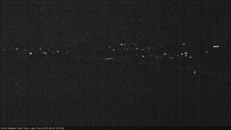 Lake Travis webcam, August 23, 2018 9:55 PM CT