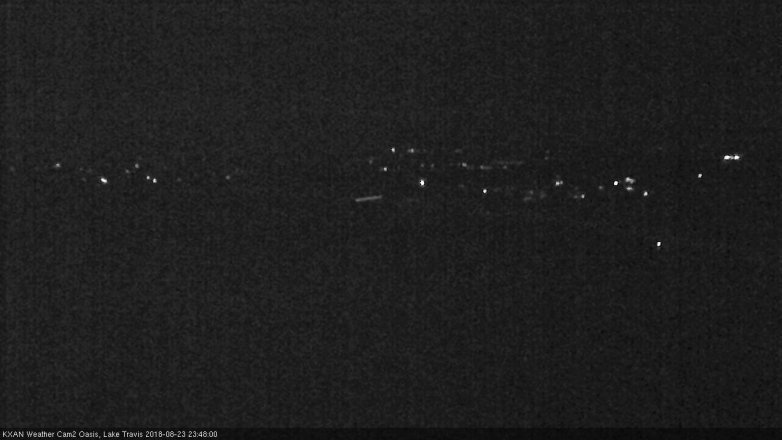Lake Travis webcam, August 23, 2018 10:50 PM CT