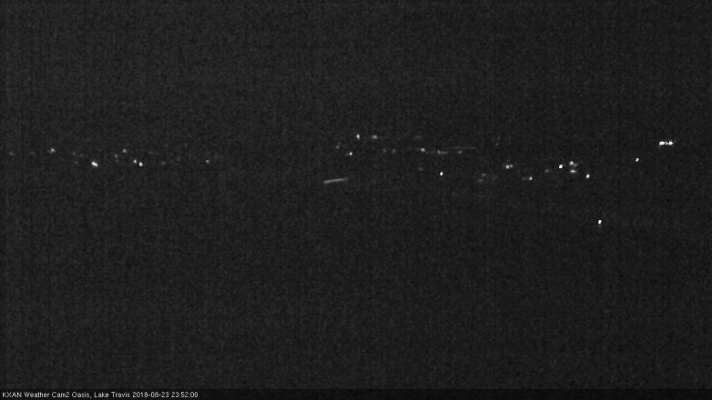 Lake Travis webcam, August 23, 2018 10:55 PM CT