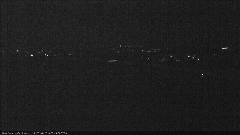 Lake Travis webcam, August 23, 2018 11:40 PM CT