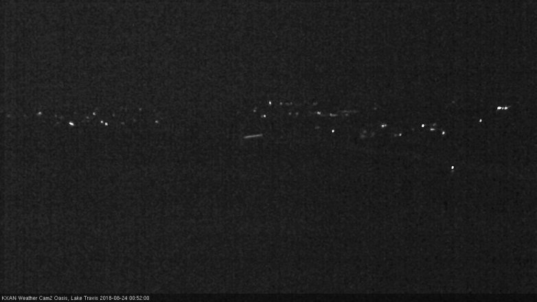 Lake Travis webcam, August 23, 2018 11:55 PM CT