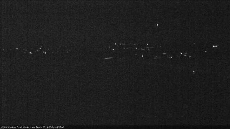 Lake Travis webcam, August 23, 2018 12:00 AM CT