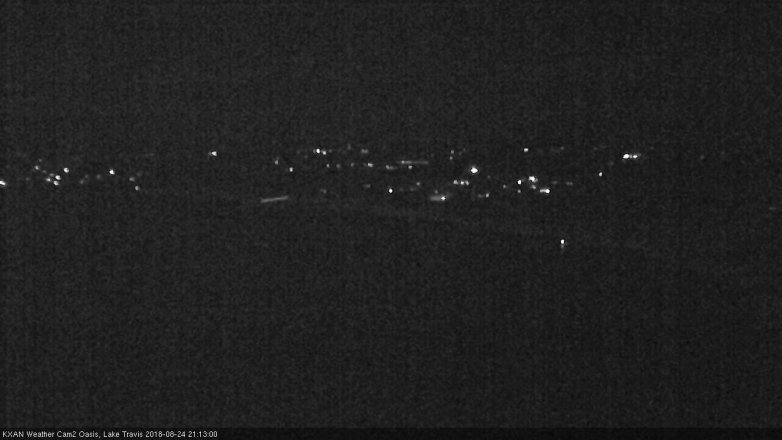 Lake Travis webcam, August 24, 2018 8:15 PM CT