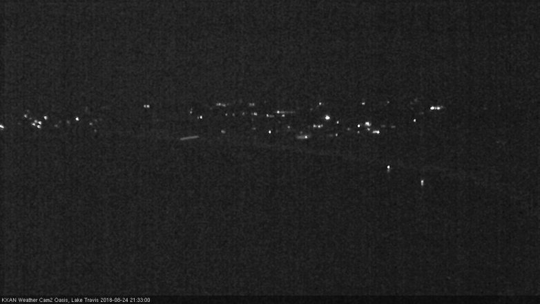 Lake Travis webcam, August 24, 2018 8:35 PM CT