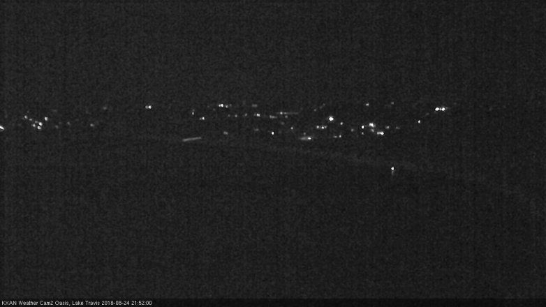 Lake Travis webcam, August 24, 2018 8:55 PM CT