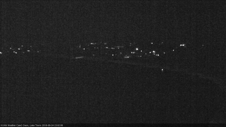 Lake Travis webcam, August 24, 2018 10:05 PM CT