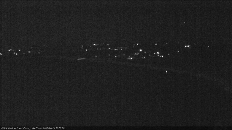 Lake Travis webcam, August 24, 2018 10:10 PM CT