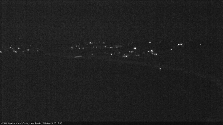 Lake Travis webcam, August 24, 2018 10:20 PM CT