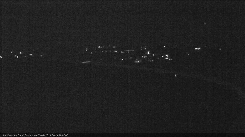 Lake Travis webcam, August 24, 2018 10:35 PM CT