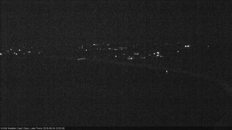 Lake Travis webcam, August 24, 2018 10:55 PM CT