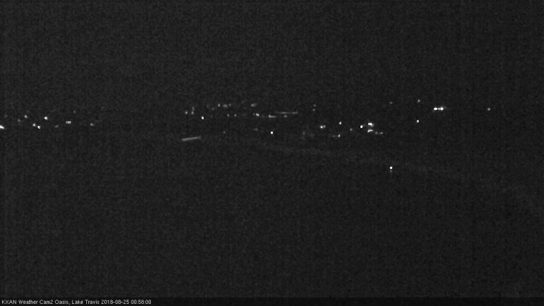 Lake Travis webcam, August 24, 2018 12:00 AM CT