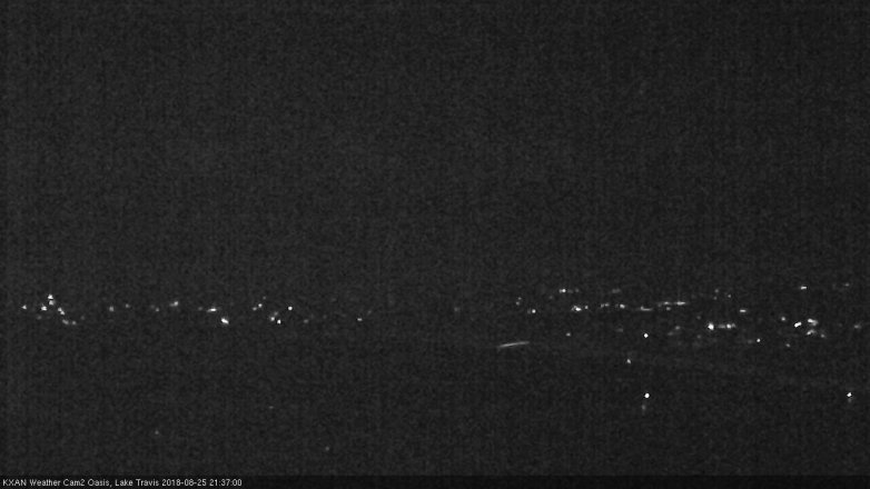 Lake Travis webcam, August 25, 2018 8:40 PM CT
