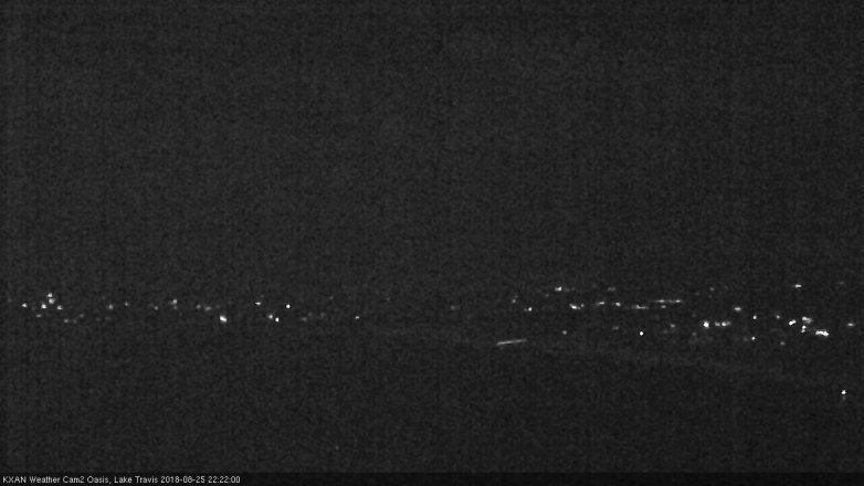 Lake Travis webcam, August 25, 2018 9:25 PM CT