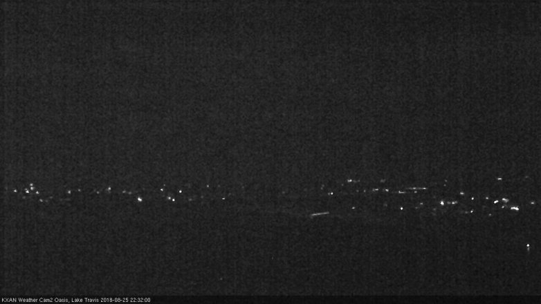 Lake Travis webcam, August 25, 2018 9:35 PM CT