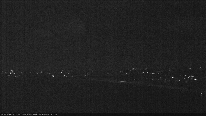 Lake Travis webcam, August 25, 2018 10:35 PM CT