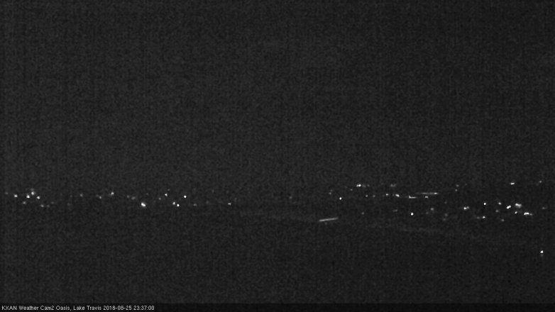 Lake Travis webcam, August 25, 2018 10:40 PM CT