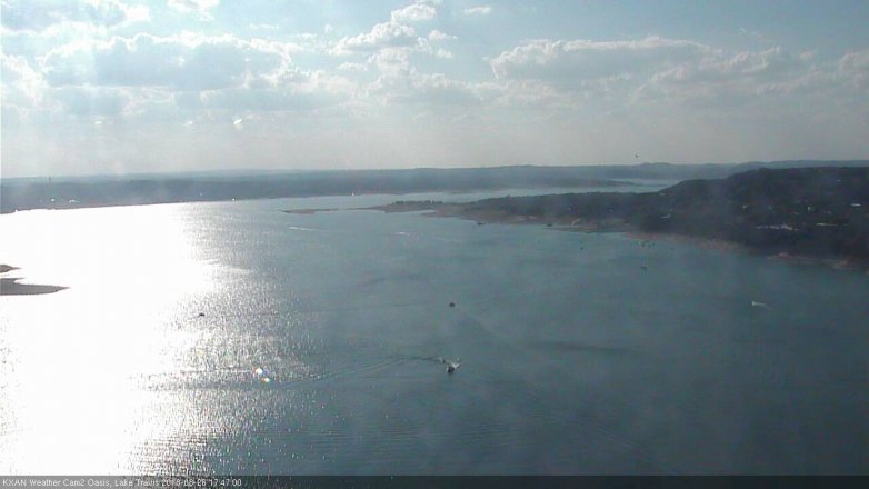 Lake Travis webcam, August 26, 2018 4:50 PM CT