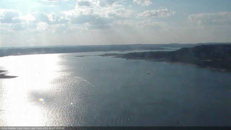 Lake Travis webcam, August 26, 2018 5:05 PM CT