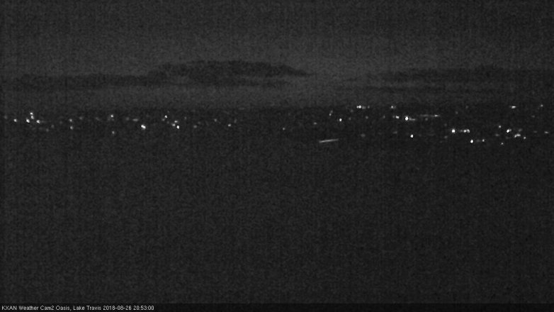 Lake Travis webcam, August 26, 2018 7:55 PM CT