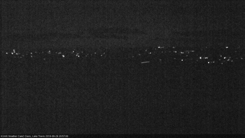 Lake Travis webcam, August 26, 2018 8:00 PM CT
