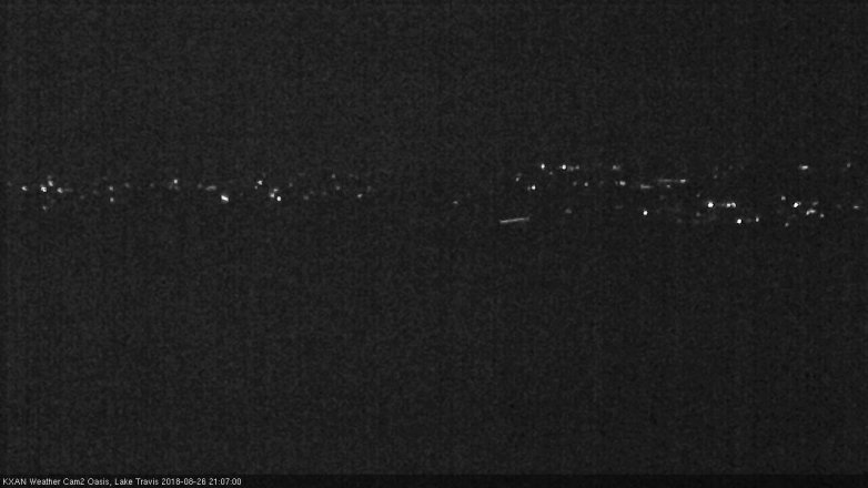 Lake Travis webcam, August 26, 2018 8:10 PM CT