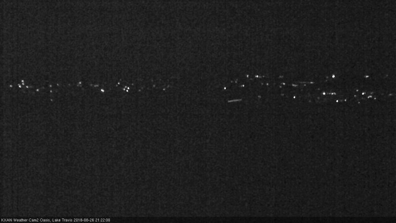 Lake Travis webcam, August 26, 2018 8:25 PM CT