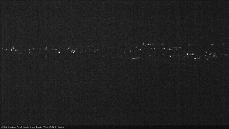 Lake Travis webcam, August 26, 2018 8:30 PM CT