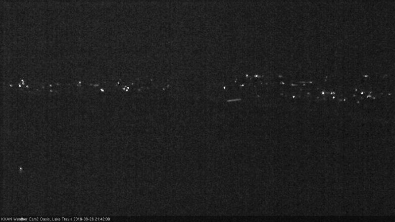 Lake Travis webcam, August 26, 2018 8:45 PM CT