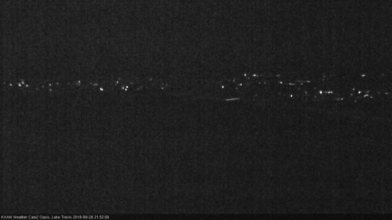 Lake Travis webcam, August 26, 2018 8:55 PM CT