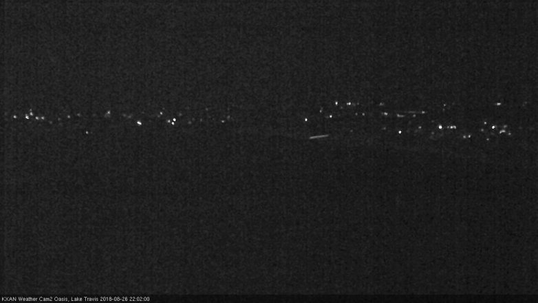 Lake Travis webcam, August 26, 2018 9:05 PM CT