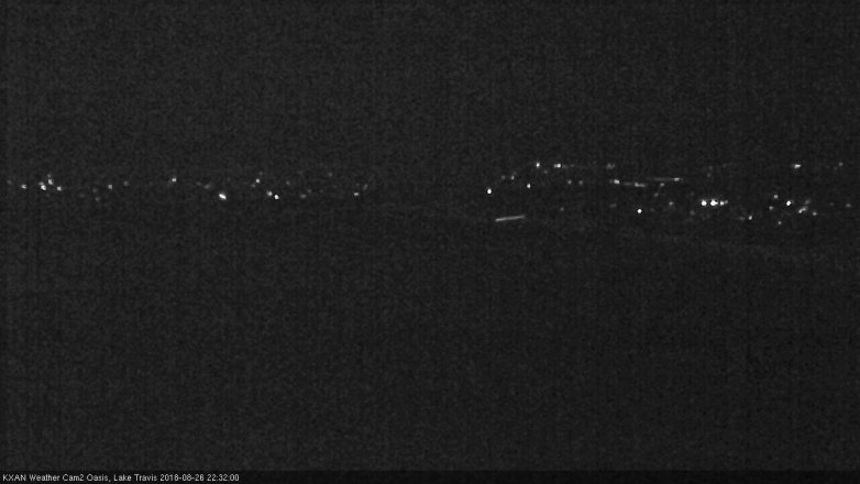 Lake Travis webcam, August 26, 2018 9:35 PM CT