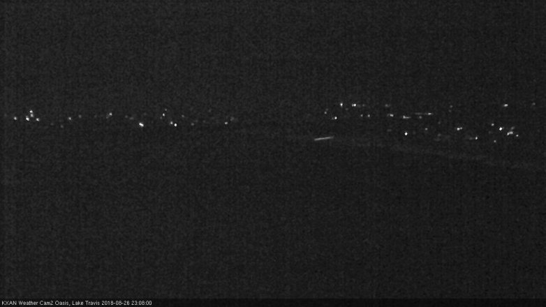 Lake Travis webcam, August 26, 2018 10:10 PM CT