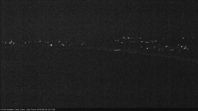 Lake Travis webcam, August 26, 2018 10:20 PM CT