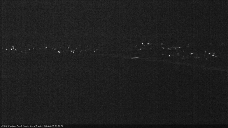 Lake Travis webcam, August 26, 2018 10:25 PM CT