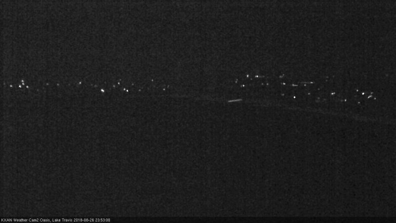 Lake Travis webcam, August 26, 2018 10:55 PM CT