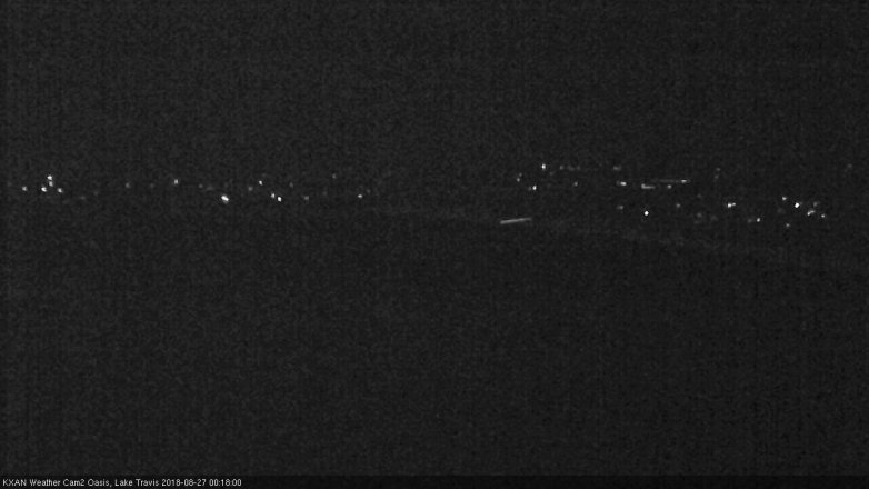 Lake Travis webcam, August 26, 2018 11:20 PM CT