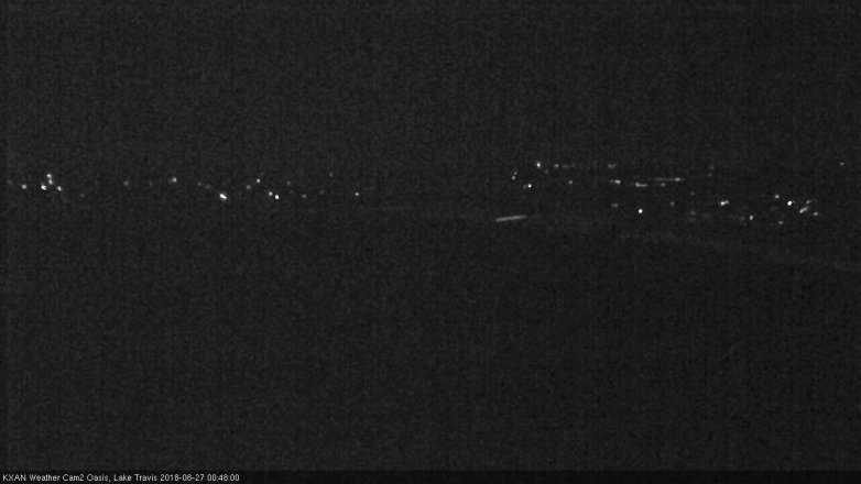 Lake Travis webcam, August 26, 2018 11:50 PM CT
