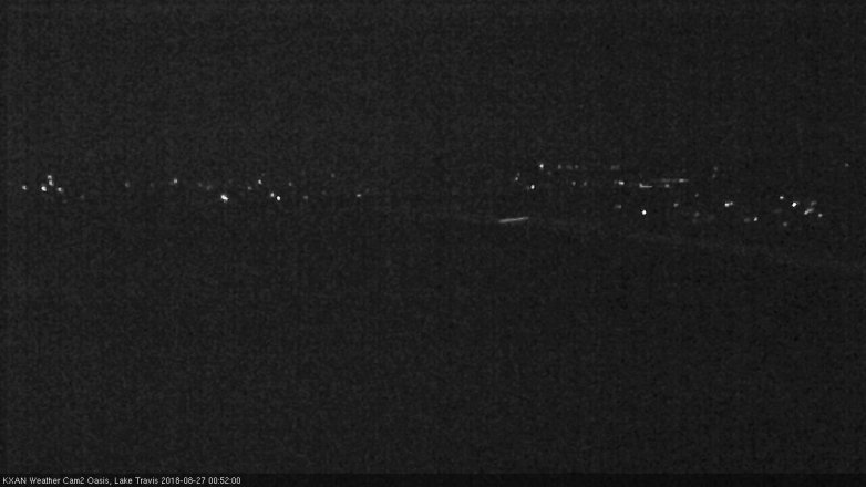Lake Travis webcam, August 26, 2018 11:55 PM CT