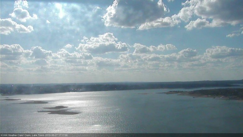 Lake Travis webcam, August 27, 2018 4:20 PM CT