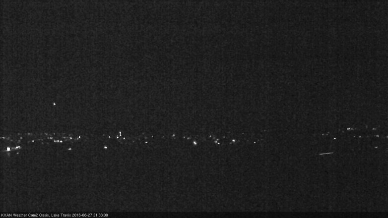 Lake Travis webcam, August 27, 2018 8:35 PM CT