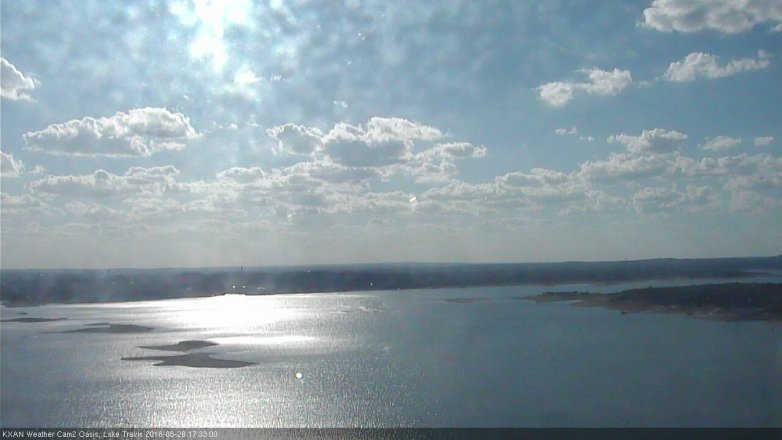 Lake Travis webcam, August 28, 2018 4:35 PM CT