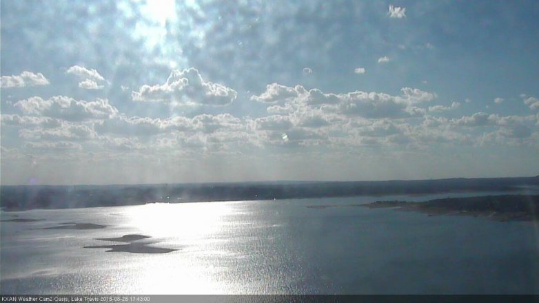 Lake Travis webcam, August 28, 2018 4:45 PM CT