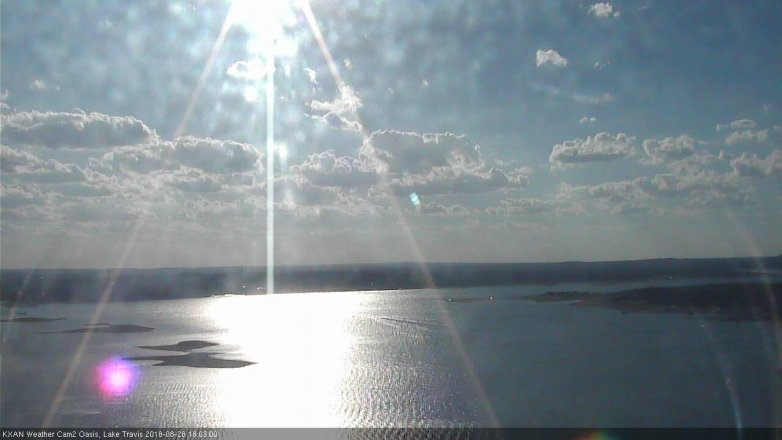Lake Travis webcam, August 28, 2018 5:05 PM CT