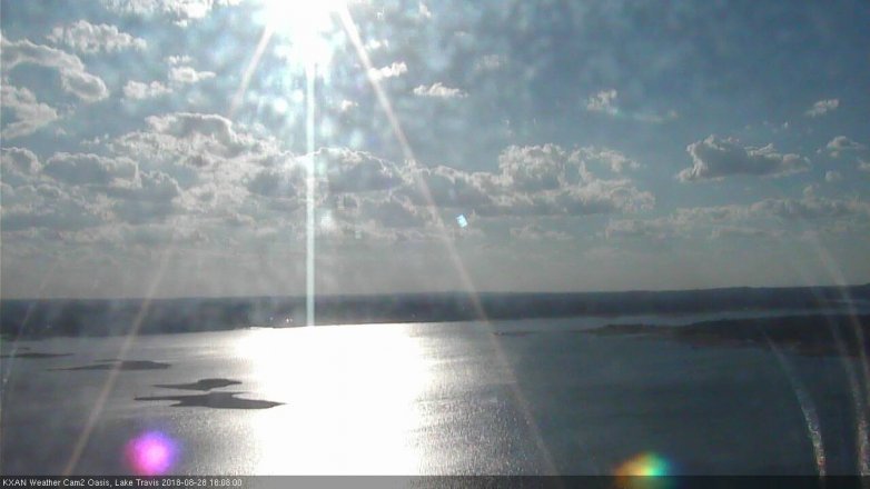 Lake Travis webcam, August 28, 2018 5:10 PM CT